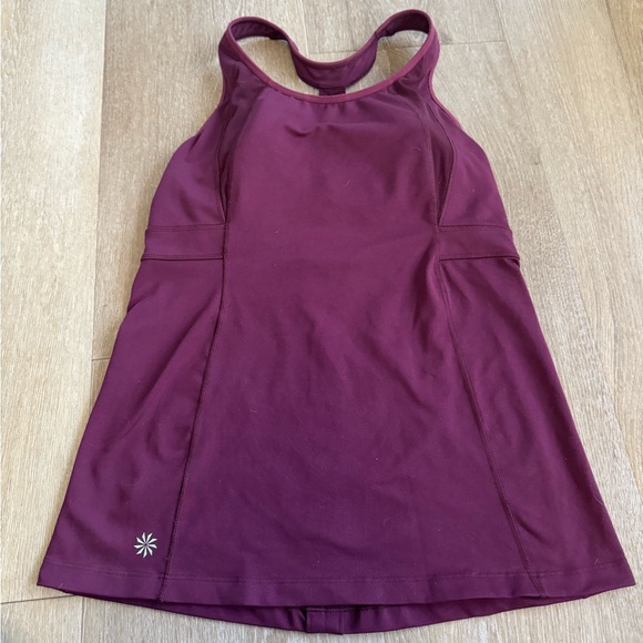 Athleta Tops - Athleta Burgundy Athletic Tank Top